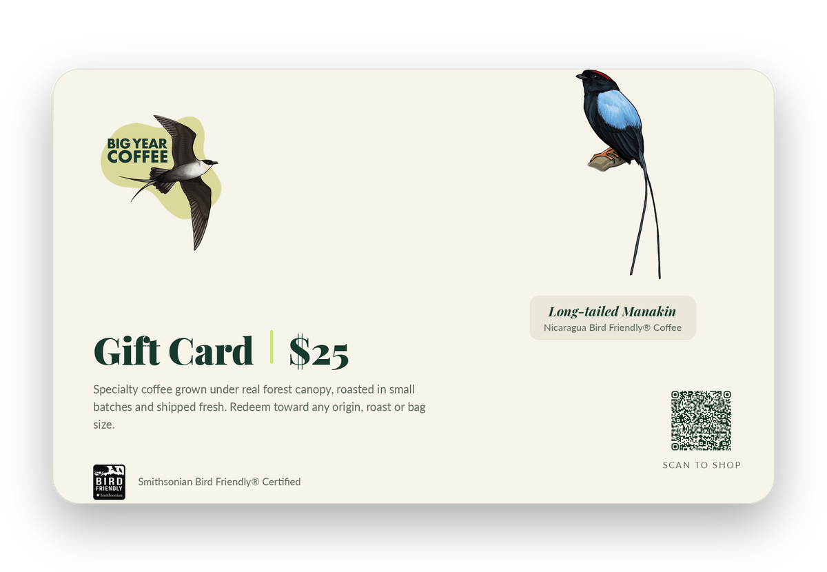Big Year Coffee Gift Card
