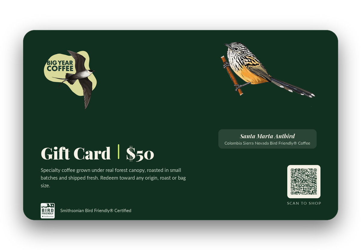 Big Year Coffee Gift Card