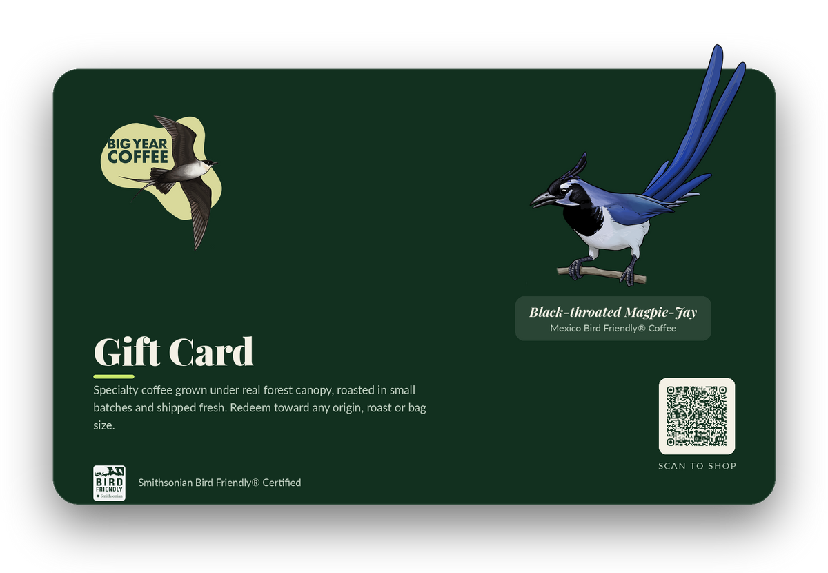 Big Year Coffee Gift Card